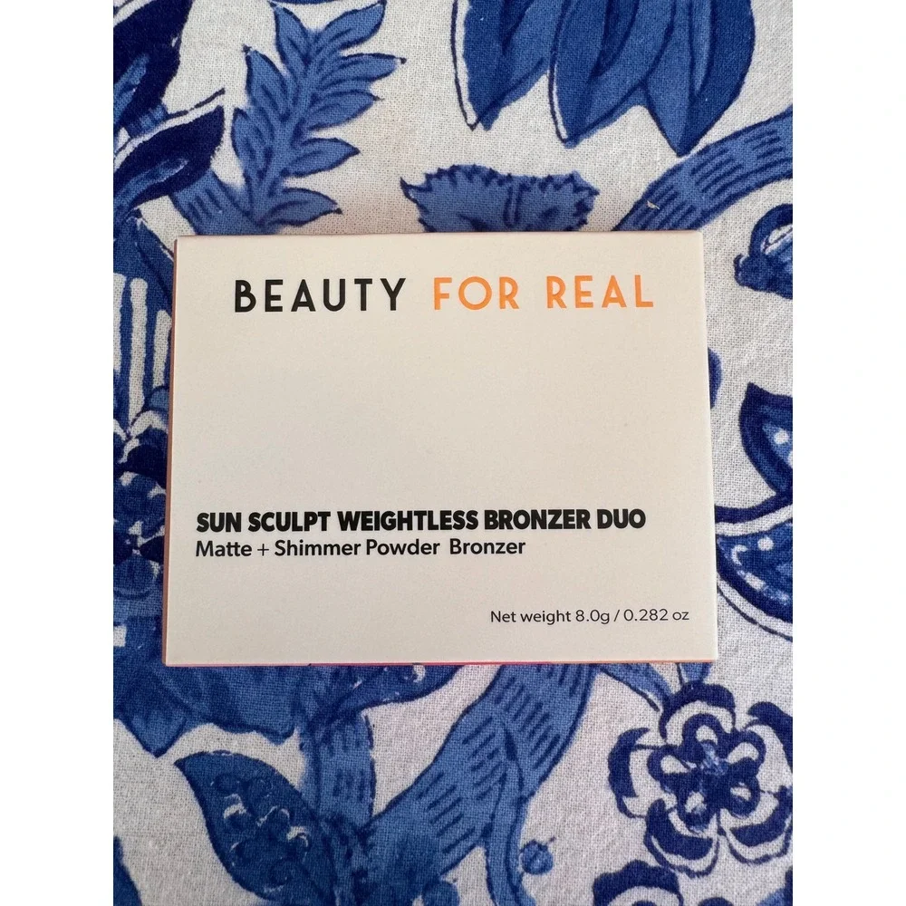 Beauty For Real Sun Sculpt Weightles Bronzer Duo Good Day Sunshine Matte Shimmer